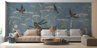 Twilight Flora Fauna Mural - Giffywalls