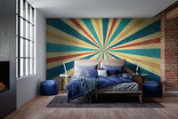 Retro Vintage Style Mural
