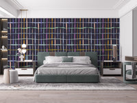 Playful bold handdrawn lines in a vibrant colour palette
