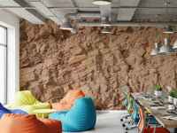 A serene eroded pattern wall mural for your decor.

