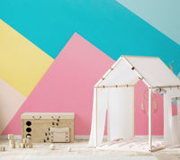 Elegant abstract paper color mural for modern interiors.
