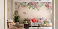 Blush Peony Paradise Wallpaper Mural elegance