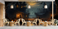 Spooky Haunted House creepy wallpaper.