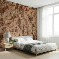A contemplative rustic earth wallpaper mural for a feature wall.

