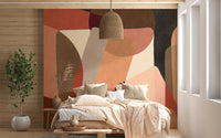 Geometric Fusion Wall Mural - Giffywalls