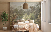 Vintage Forest Waterfall Mural - Giffywalls