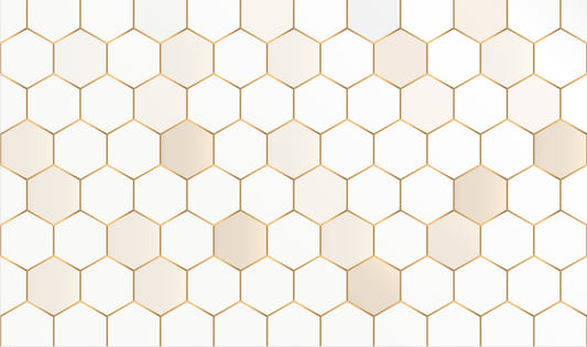 Wabe Hexagon Wallpaper Wandbilder
