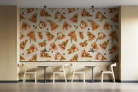Pizza and herbs design for cafes

