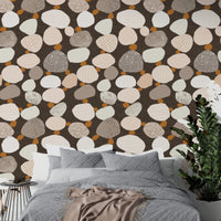 Self-adhesive Chic Pebbled Elegance wallpaper for walls