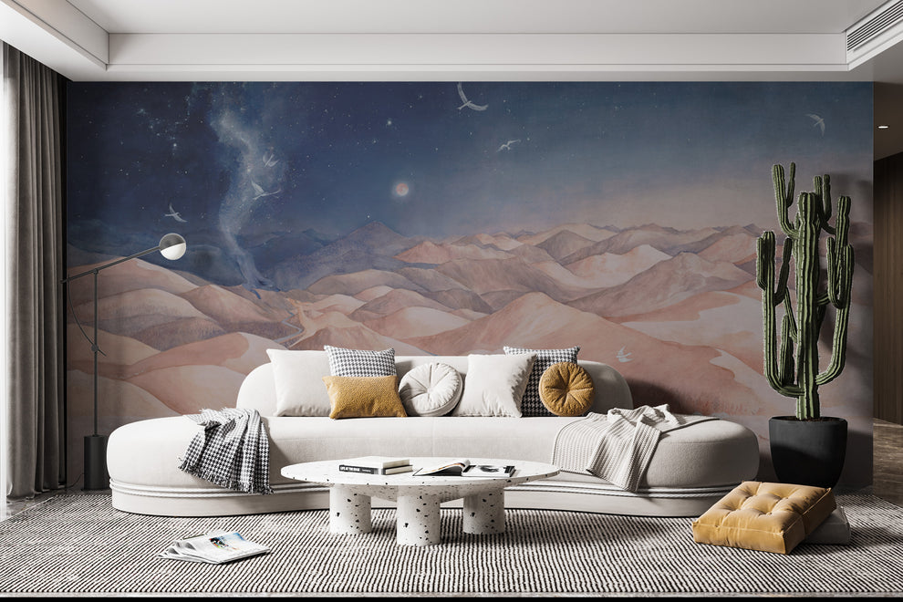 Mystical Starry Night Landscape Wallpaper Mystical Starry Night Landscape Wallpaper