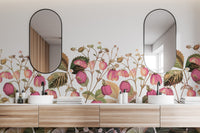 Delicate white blossoms included.

