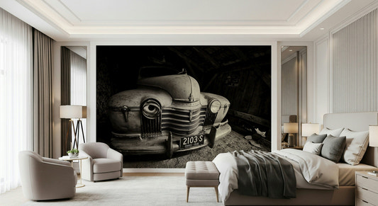 Balade Vintage : Fresque Murale Olds 1941 -2348972