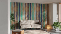Wooden Planks Wallpaper Mural - Giffywalls