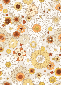 Captures the essence of the "flower power" era.
