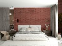 A graceful subtle earth tone wall mural in warm, natural colors.

