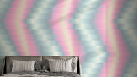 Contemporary Whorls and Waves Wallpaper Mural
