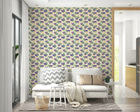 Artistic lotus wallpaper for calming interior design

