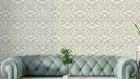 Zenith Leaves wallpaper with abstract botanical forms

