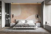 Elegant misty abstract wall covering

