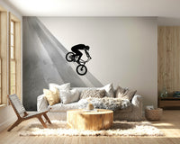 Riding the open road biker wallpaper mural