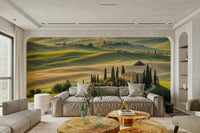 Scenic Italian fields wall design

