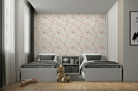 Whimsical animal forest wallpaper for walls

