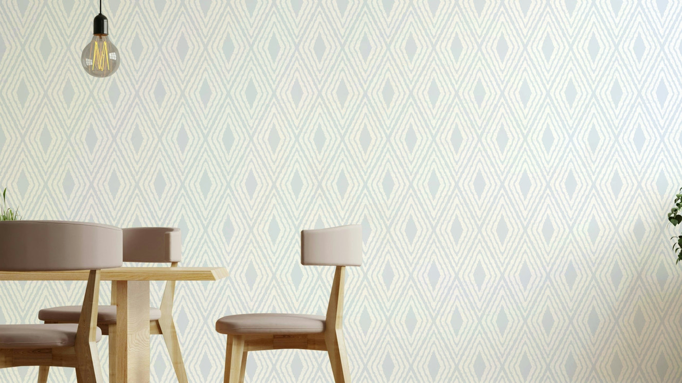 Light blue boho style wallpaper for walls

