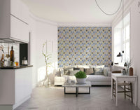 Colorful mosaic tile wallpaper for interiors

