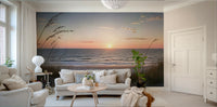 Seaside trail mural for wall design

