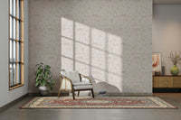 Serene neutral safari wallpaper for tranquil spaces

