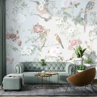 Gentle bloom wall mural art

