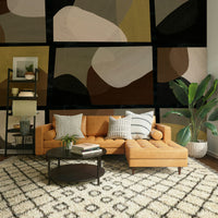 Contemporary geometric mural wallpaper

