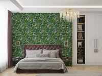 Cozy floral wallpaper for room

