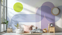 Minimalist Tranquil Curves Wall Mural


