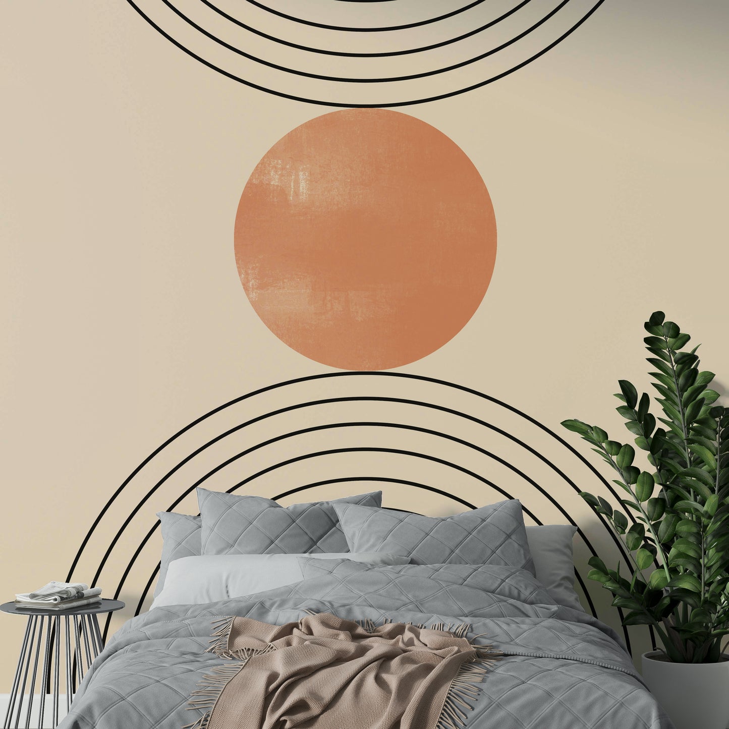 Mid-Century Modern Minimalism Wall Mural
