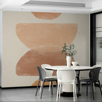 Terracotta tones mural wallpaper

