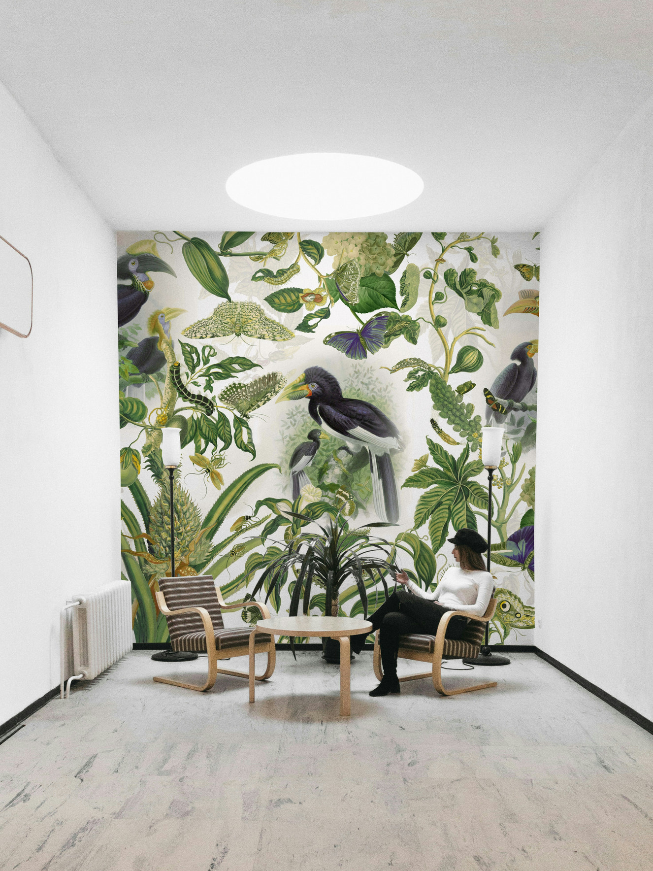Life Jungle leafy wall mural

