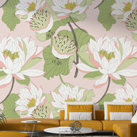 Serene lily wallpaper for walls

