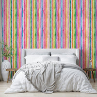 Modern abstract vertical stripes in watercolor

