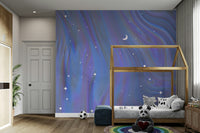 Dreamy galaxy wall mural

