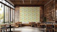 Fresh meadow bloom wallpaper for living rooms

