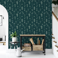 Artistic cocktail canvas wallpaper for entertaining rooms

