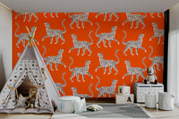 Chic wall design featuring cheetah spots

