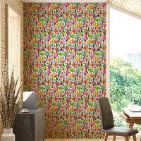 Vibrant palms garden wallpaper for child’s room

