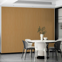 Sand-colored wallpaper with fine lines

