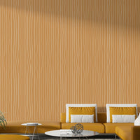 Desert sand lines wallpaper in warm tones

