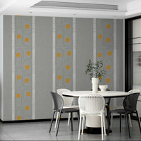 Simple soft frame lines in Japandi wallpaper

