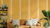Golden ocher stripe wallpaper

