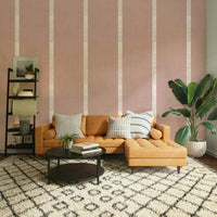 Boho-style wallpaper design

