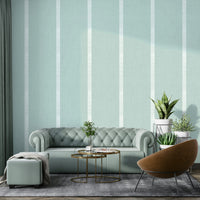 Soft linen stripe wallpaper


